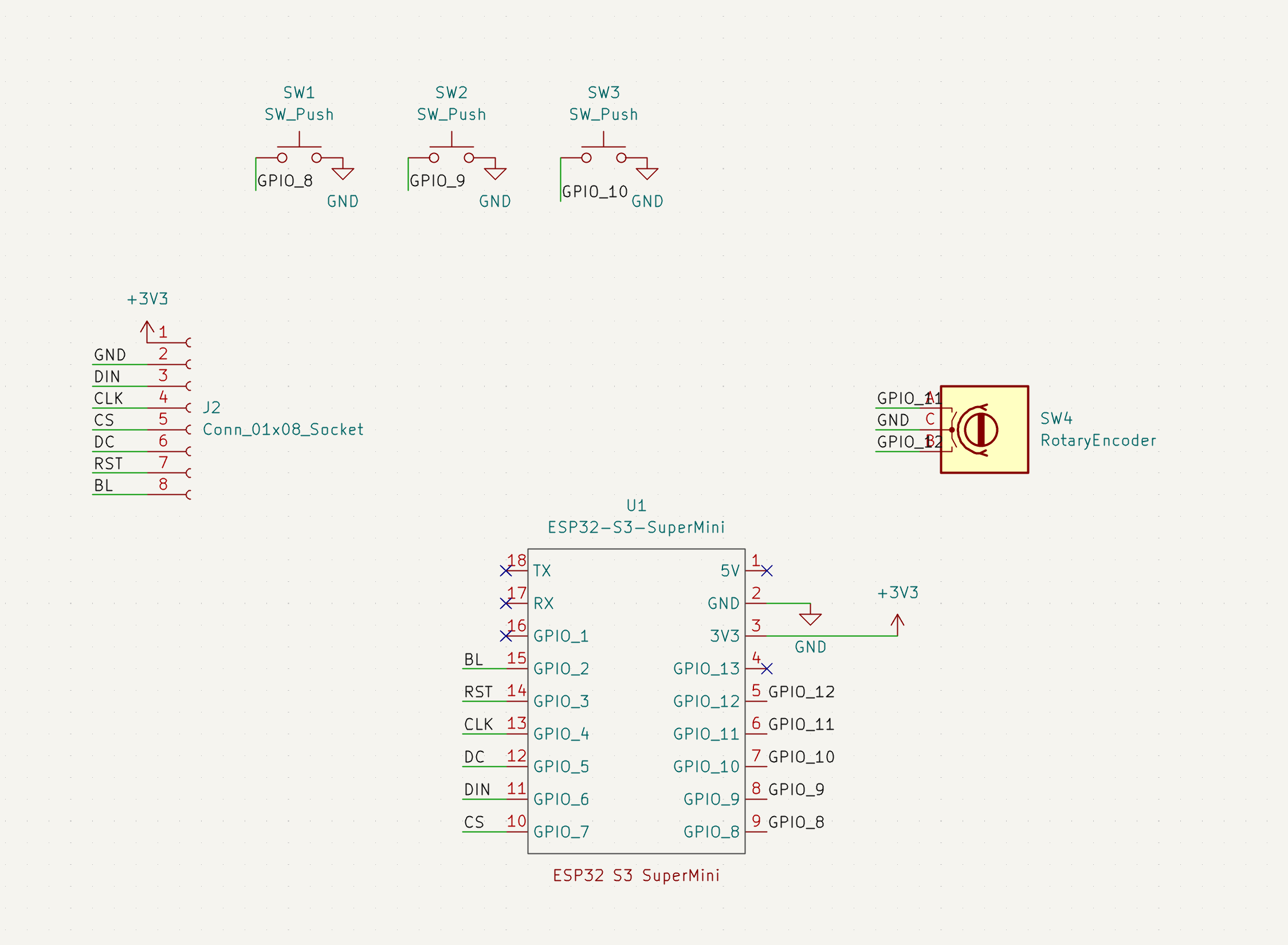 Circuit schematic for the Spotube device.